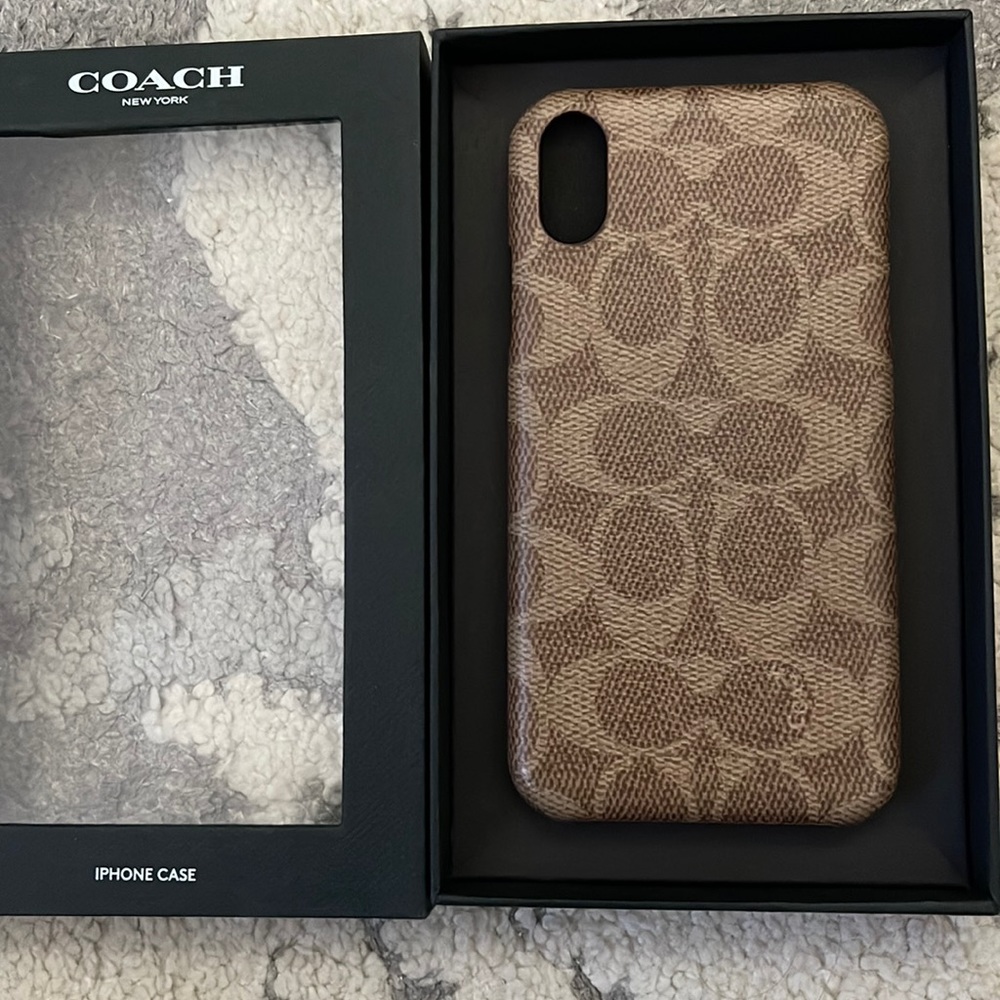 coach iphone xr case